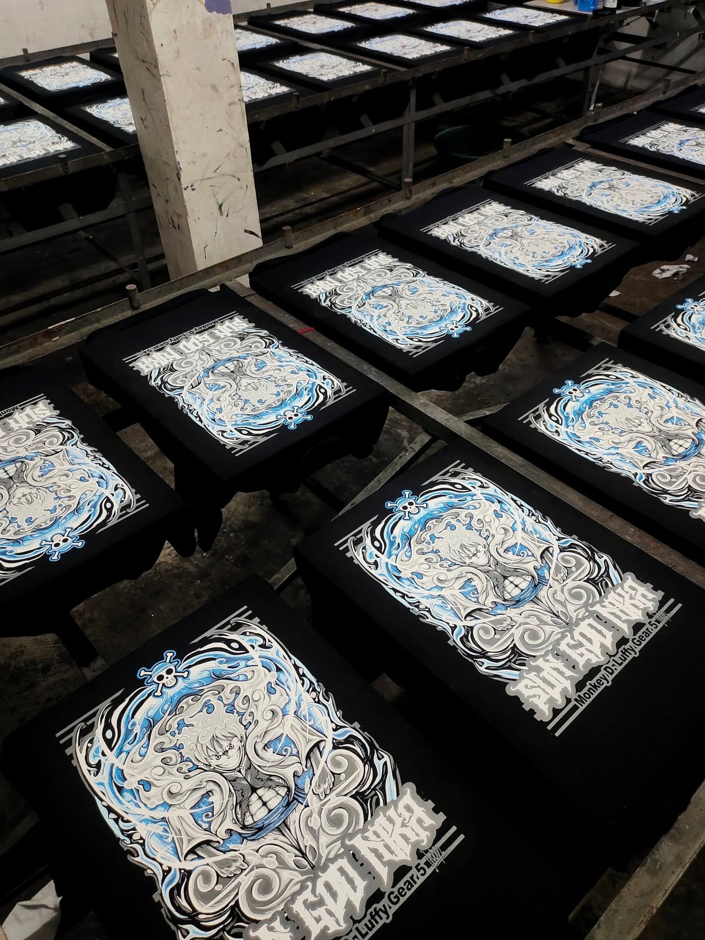 Sun god Nika Luffy Gear 5 Shirt (BLACK)