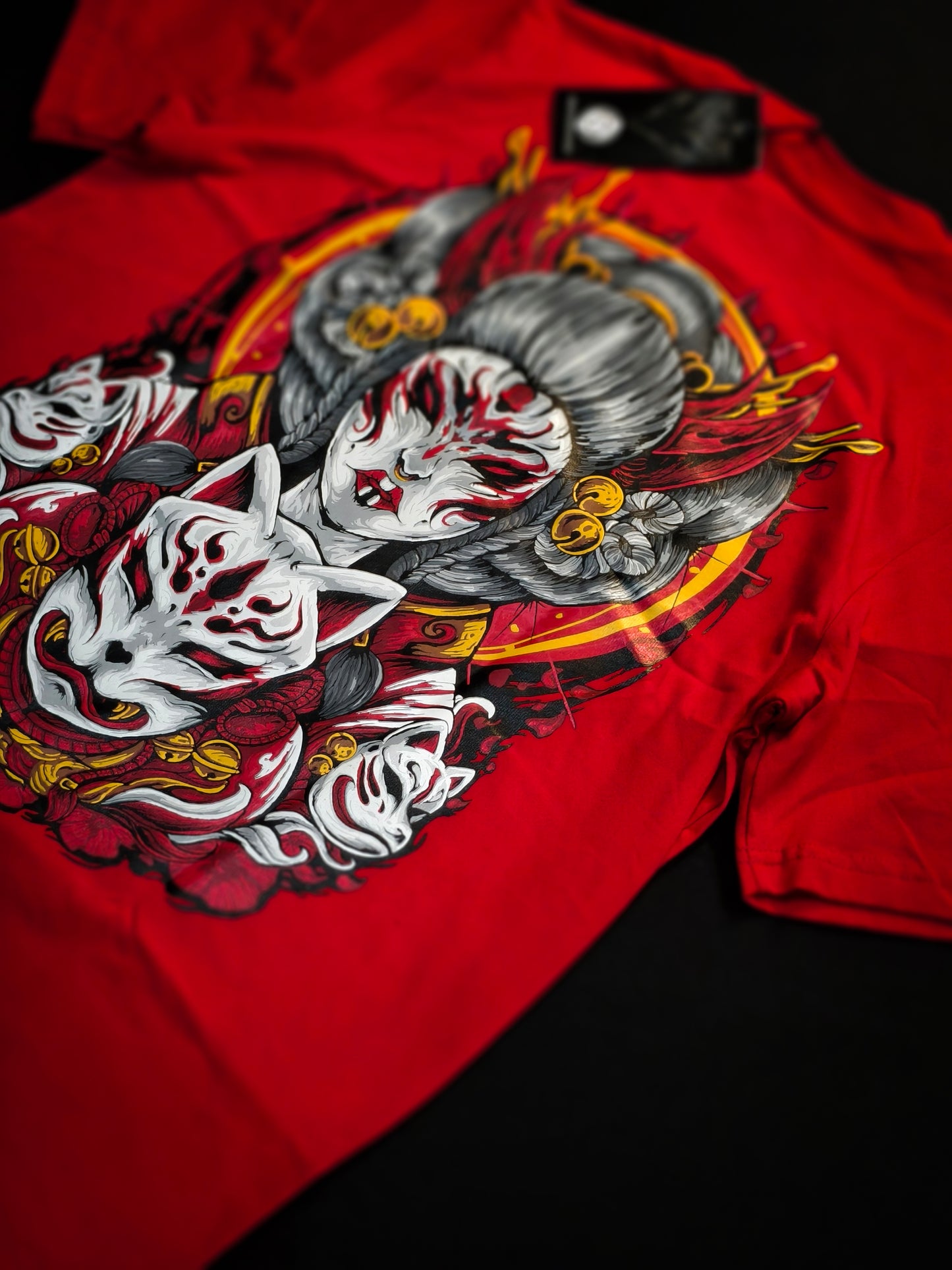Kitsune Geisha V 2 RED Shirt